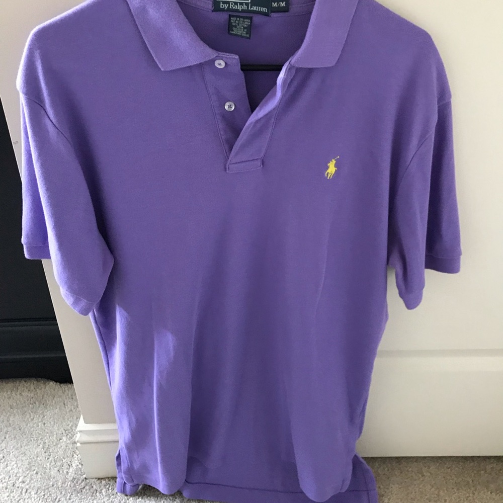 Purple Short Sleeve Polo